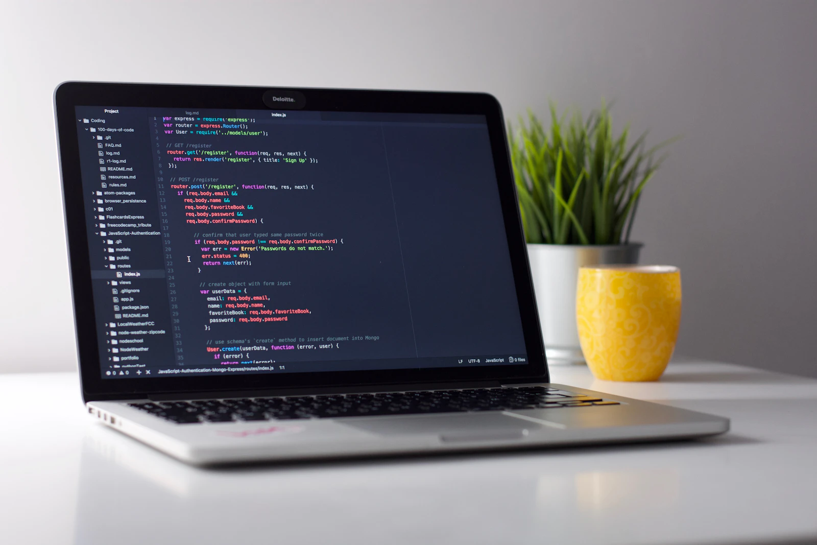 Clean coding environment and web development setup