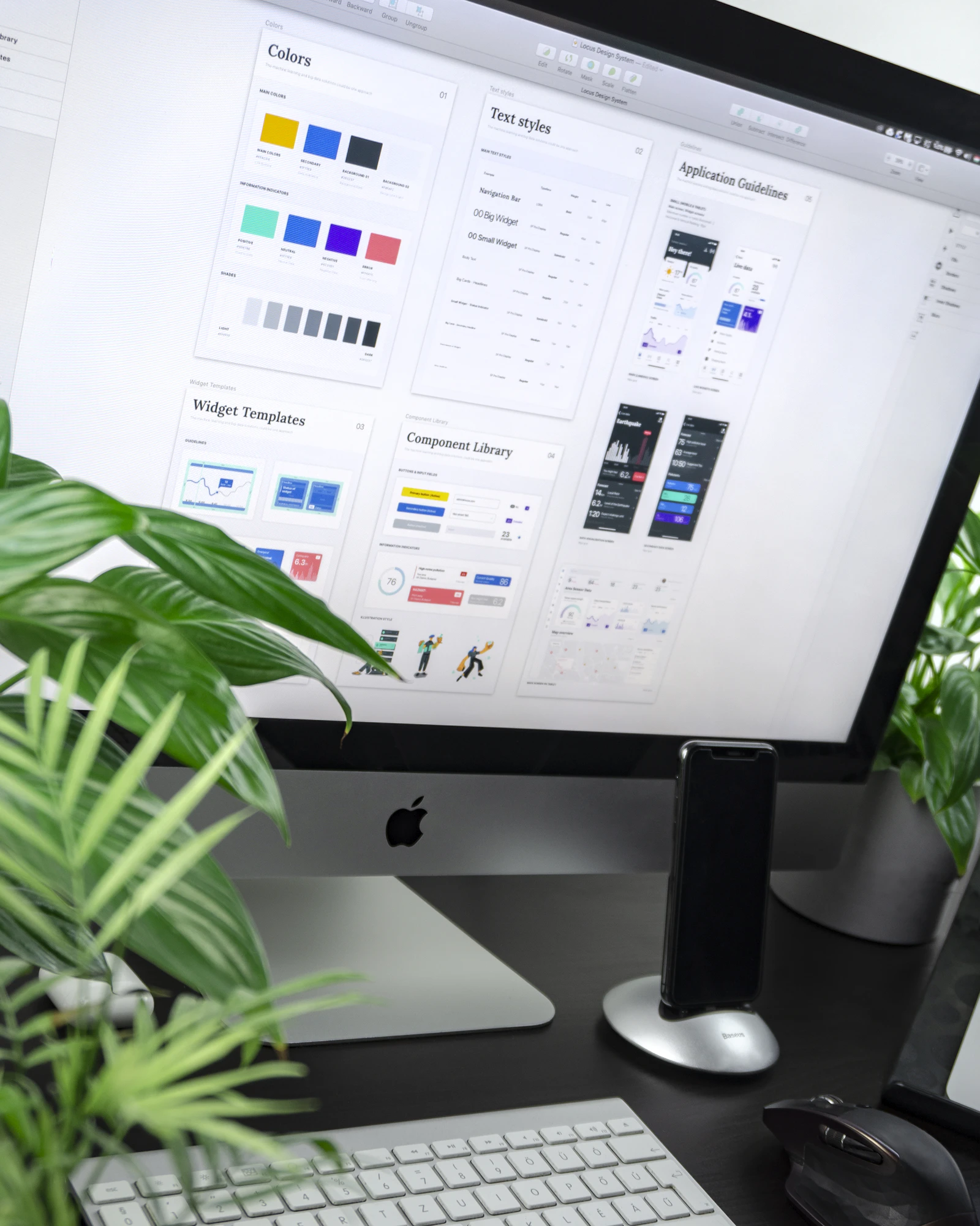 Brand identity system — typography and colour